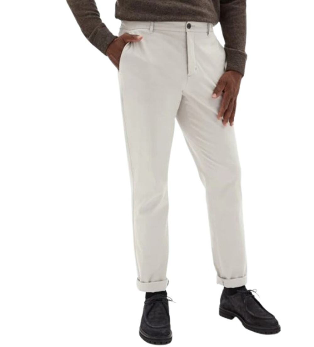 EVERLANE Uniform Mens Performance Chino Pants 32x32 Sandstone Athletic Fit NWT